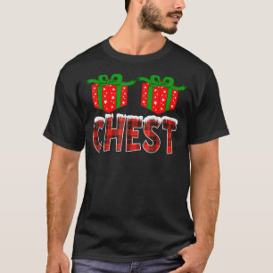 Kaas- en borstnoten die kastanjes met kerstparen p t-shirt
