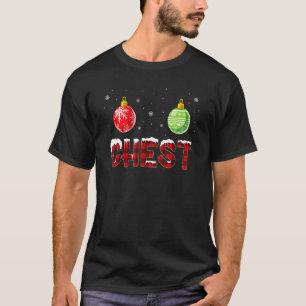 Kaas- en borstnoten die met kerstparen overeenkome t-shirt