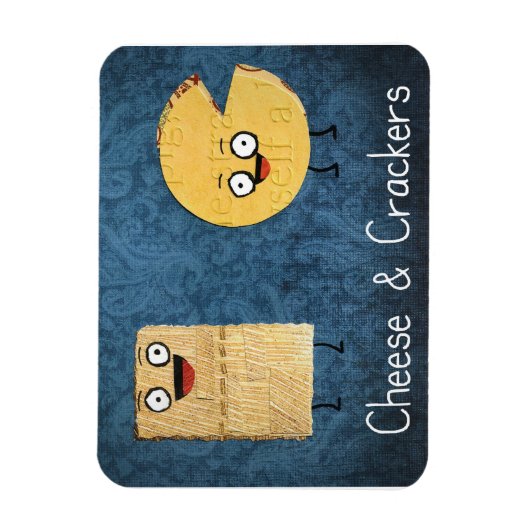 Kaas en crackers magneet (Verticaal)