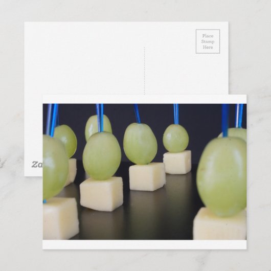 kaas en druiven briefkaart (Voorkant / Achterkant)