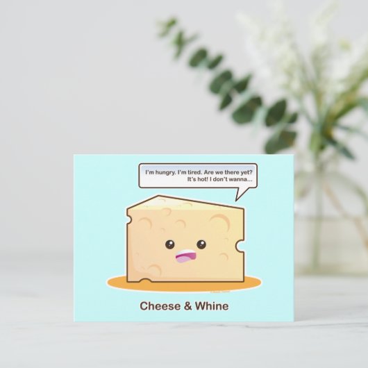 Kaas en Gejank Briefkaart (Staand voorkant)