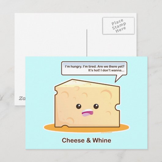 Kaas en Gejank Briefkaart (Voorkant / Achterkant)