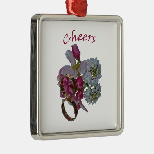 Kaas- en Ketting Metalen Ornament (Rechts)