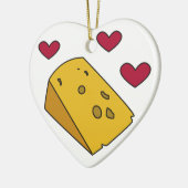 Kaas en Kisses Cockney Rhyming Slang Gift Keramisch Ornament (Links)