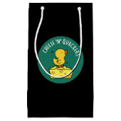 Kaas en Quackers Grappige Duck Pun Donker BG Klein Cadeauzakje (Voorkant)