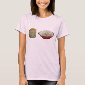 kaas en rijst t-shirt
