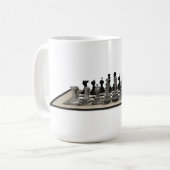 Kaas- en schaakartikelen: koffiemok (Voorkant links)