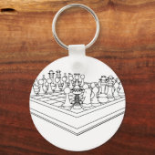Kaas- en schaakartikelen: sleutelhanger (Voorkant)