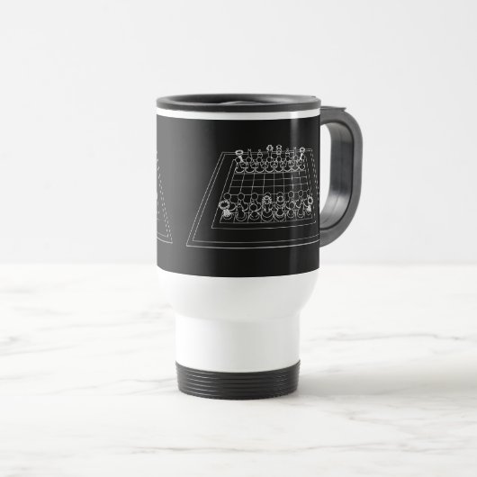 Kaas- en schaakartikelen: Travel Mug Reisbeker (Voorkant rechts)
