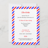 Kaas En Wijn Franse Thema Pret Feest Uitnodiging (Achterkant)