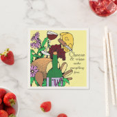 Kaas en wijn servetten (Insitu)