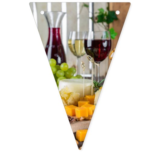 Kaas en wijn vlaggetjes (Eerste vlag)