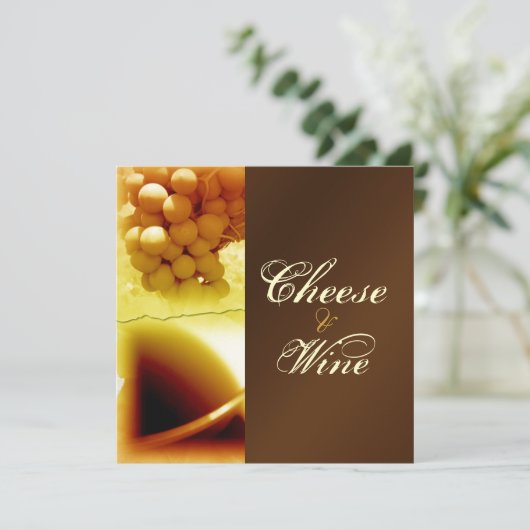 Kaas en wijn zijn stijlvol kaart (Staand voorkant)