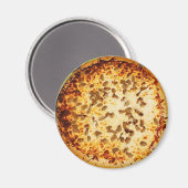 Kaas en worst Pizza Voedsel Magneet (Voorkant / Achterkant)