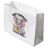 Kaas Eten En Zondigen Groot Cadeauzakje (Achterkant Gekanteld)