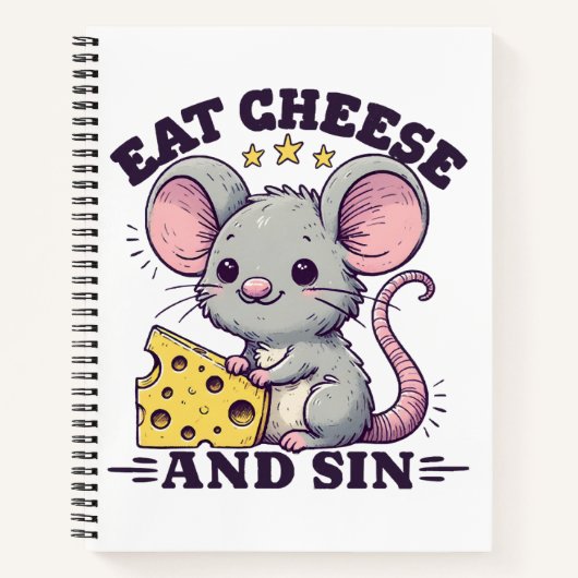 Kaas Eten En Zondigen Notitieboek (Voorkant)