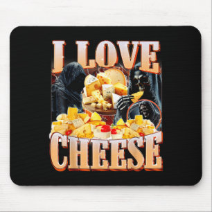 Kaas Eten Liefhebber Grappig Skelet Meme Humor Man Muismat