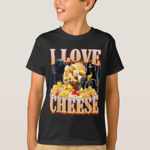Kaas Eten Liefhebber Grappig Skelet Meme Humor Man T-shirt