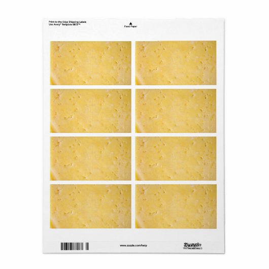 Kaas Etiket (Full Sheet)