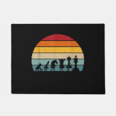 Kaas Evolution Retro Gift for a Chess Deurmat (Voorkant)