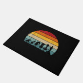 Kaas Evolution Retro Gift for a Chess Deurmat (Schuin)