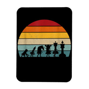 Kaas Evolution Retro  Gift for a Chess Magneet