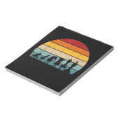 Kaas Evolution Retro  Gift for a Chess Notitieblok (Linkerzijde)