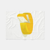 Kaas Fleece Deken (Voorkant (Horizontaal))