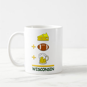 Kaas Football Beer Wisconsin Funny Koffiemok