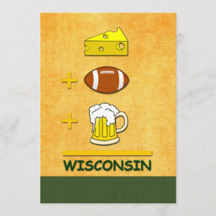 Kaas Football Beer Wisconsin Kaart