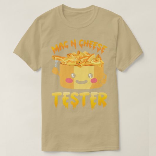 Kaas Funny Tester Cute Tasty Yummy Foodie Fun Ec T-shirt (Design voorkant)