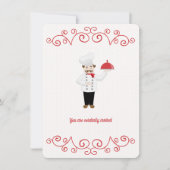 Kaas Geïnspireerd Uitnodiging in het avondeten (Voorkant)