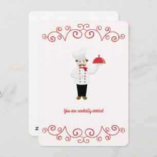 Kaas Geïnspireerd Uitnodiging in het avondeten