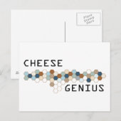 Kaas Genius Briefkaart (Voorkant / Achterkant)