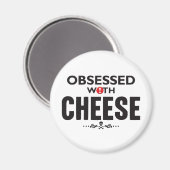 Kaas geobsedeerd magneet (Voorkant / Achterkant)