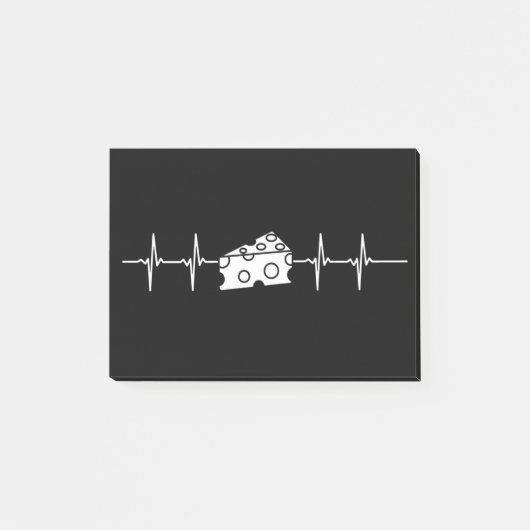 Kaas hartslag post-it® notes (Voorkant)