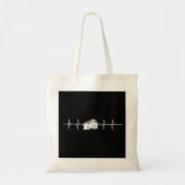 Kaas hartslag tote bag (Voorkant)