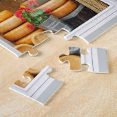 Kaas in Amsterdam. Jigzaag Puzzle Legpuzzel (Zijkant)