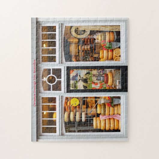 Kaas in Amsterdam. Jigzaag Puzzle Legpuzzel (Verticaal)