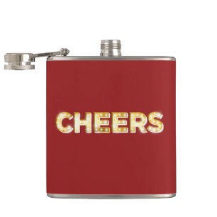 Kaas in de  markttentaallichtfles in rood heupfles