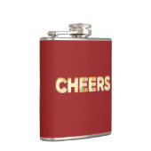 Kaas in de  markttentaallichtfles in rood heupfles (Rechts)