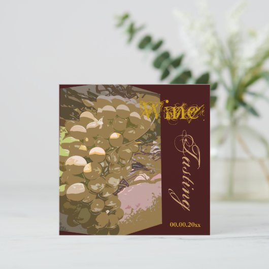 Kaas in de wijnfeestdag CUSTOMIZE Kaart (Staand voorkant)