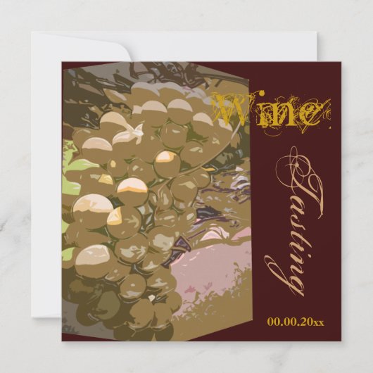 Kaas in de wijnfeestdag CUSTOMIZE Kaart (Voorkant)