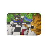 Kaas in het park badmat (Voorkant)