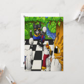 Kaas in het park kaart (Voorkant / Achterkant in situ)