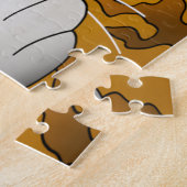 Kaas in het park legpuzzel (Zijkant)