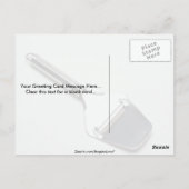 Kaas in plakken voor keukengebruik briefkaart (Achterkant)