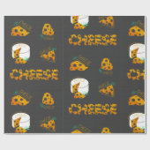 Kaas in stukken cadeaupapier (Vlak)
