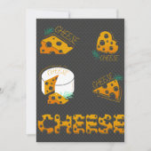 Kaas in stukken kaart (Voorkant)