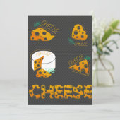 Kaas in stukken kaart (Staand voorkant)